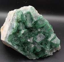 Fluorit Kristall Stufe gr&uuml;n - Madagaskar - 1,5kg - 12cm