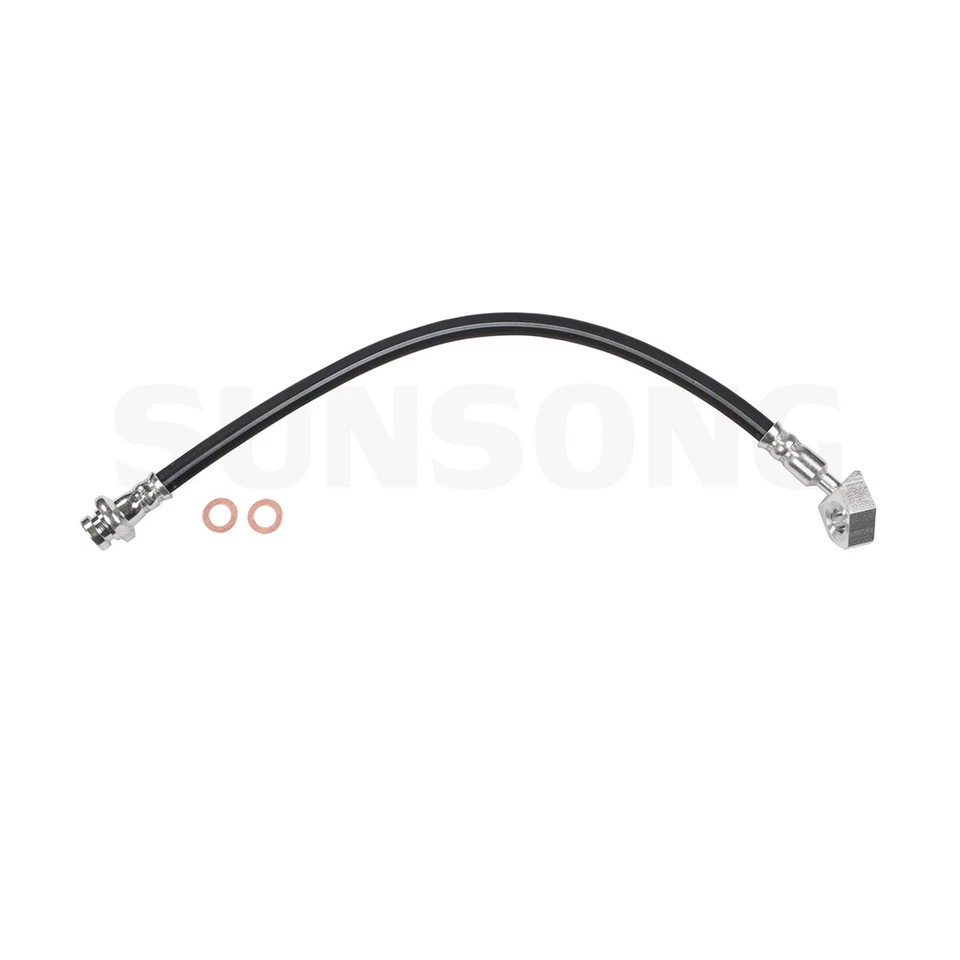 Mangueira hidráulica de freio dianteira esquerda e direita para 1986 1987 1988 1989 Nissan D21 2.4L - Imagem 2 de 4