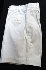 Liz Claiborne Liz Sport Womens Shorts Sz 10 White Pleated Cotton 90's Vintage