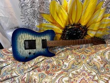 Schecter PT Pro Quilted Blue Electric Guitar