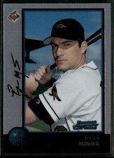 1998 Bowman Chrome #107 Ryan Minor