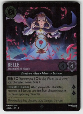 Cold Foil Belle - Accomplished Mystic 40/204 Super Rare Fabled