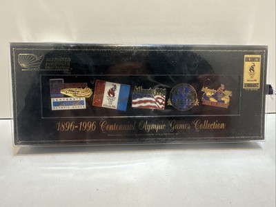 Atlanta Centennial Olympic Games Collection 1896-1996 Set of 5 Pins  USA A6