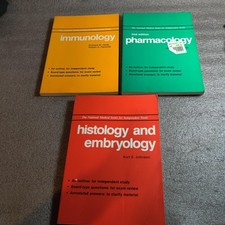 Vintage NMS Study Set Hyde Palmore Johnson Immunology Pharmacology Histology