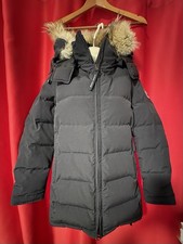 Canada Goose Belleville Parka With Fur - Navy - Size Small  - Brand New