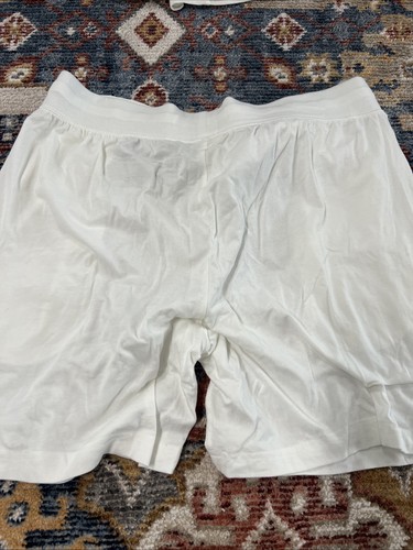 Neu mit Etikett Polo Ralph Lauren Herren Gr. XL weiß Baumwollmischung Schlafshorts 6 Zoll mit Taschen - Bild 4 von 5