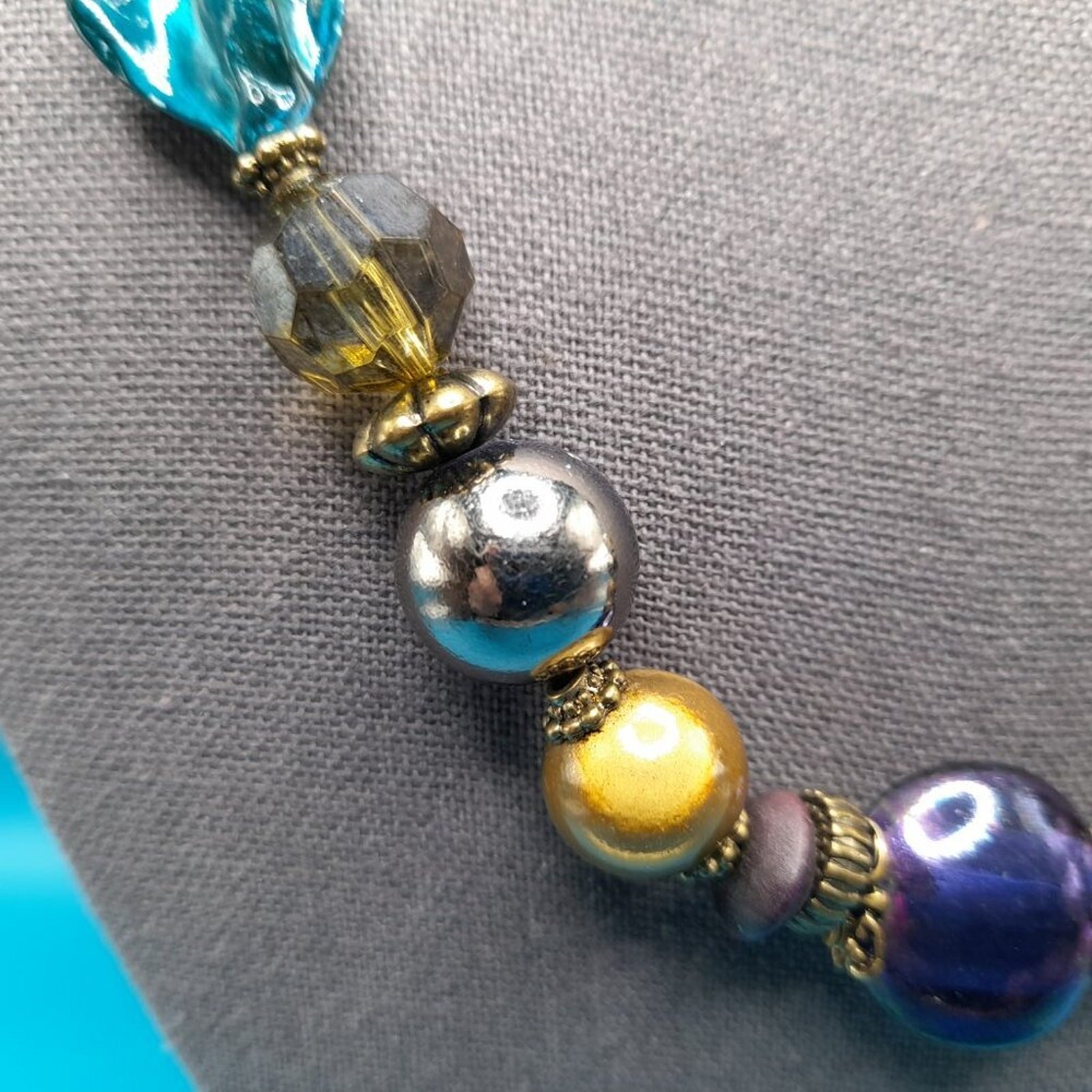 Ruby Road Multi-colored Bead Necklace, Single Str… - image 6