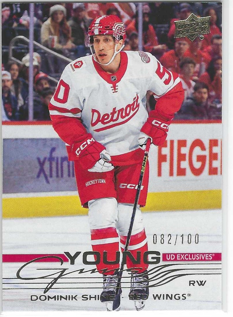 2025-26 Upper Deck UD Exclusives Young Guns #234 Dominik SHINE SN 082/100