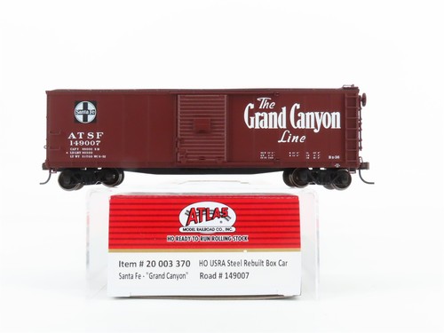 Coche de carga escala HO Atlas 20003370 ATSF Santa Fe 40' 149007 RTR | Condition: Used