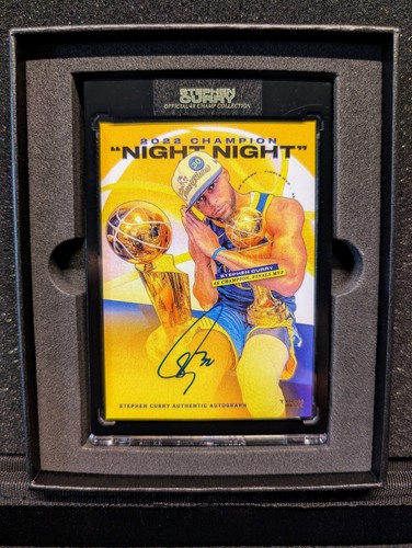 Stephen Curry x Tyson Beck - "Night Night" Autograph /30 - Bild 1 von 2
