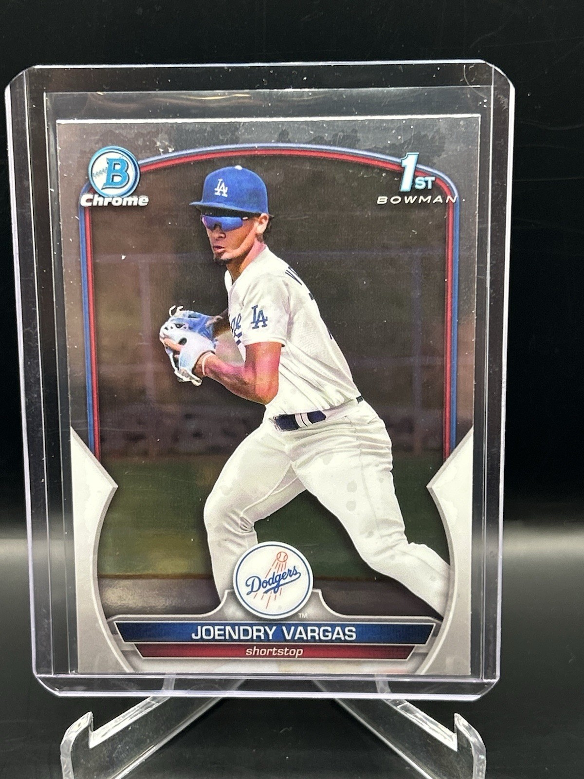 2023 Bowman Chrome 1st #BCP-218 Joendry Vargas Prospects LA Dodgers