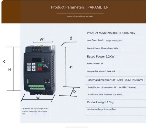 220v To 380v Inverter Motor Frequency Conversion Speed Controller Inverter - Picture 14 of 31