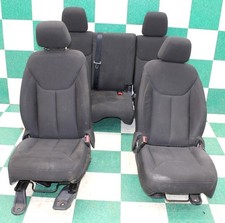 Worn 14 Wrangler 4dr Jku Cloth Black Manual Front Buckets Backseat Seats Oe