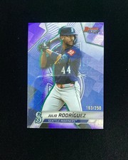 2025 Topps Bowman's Best Julio Rodriguez #49 Purple Mojo 163/250 Mariners QI95