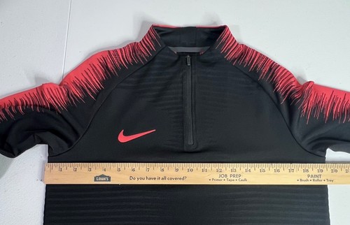 Nike Vaporknit Strike Drill Top 1/4 Zip Long Sleeve Mens M Training 892707-016 - Picture 13 of 20