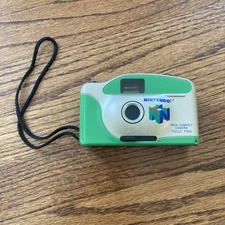 Nintendo 64 N64 Teal Camera Untested As Is - For Parts Or Repair