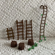 Battat Calico Critters Li'l Woodzeez Casa del Árbol Reemplazo Piezas Escaleras Tocones
