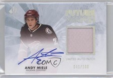2011-12 SP Authentic Future Watch Limited 5/100 Andy Miele #222 Patch Auto 0c3