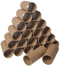30 Pack Craft Rolls - Thick Cardboard Tubes for Crafts - Round Tubes - Cardbo...