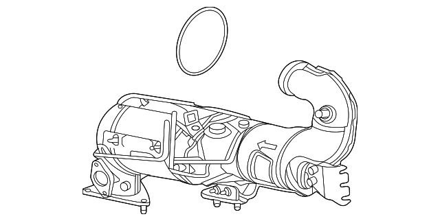 Filtro de partículas diésel genuino GM 40009139 Foto 2 de 3