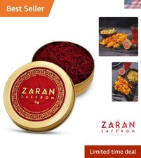 Superior Saffron Threads Super Negin grade Saffron Spice for Paella, Risotto...