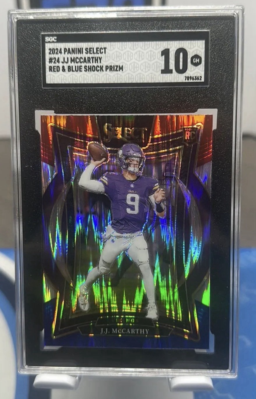 2024 SELECT #24 J.J. MCCARTHY CONCOURSE RED & BLUE SHOCK SGC 10