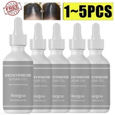 Deoxyribose Sugar Gel Hair Growth Serum 60ml Hair Care Essence Liquid 1-5X