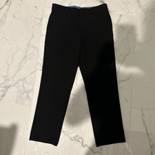 Izod Boys Black Size 12 Dress Pants Slacks EUC