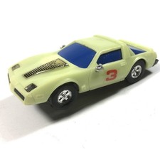 Artin Slot Car Pontiac Trans Am 1:43 Plastic Pale Glow-In-The-Dark Untested