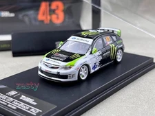  DCM 1:64 WRX STI 10 X Block #43 Sports Model Diecast Metal Car  