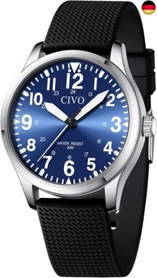 Civo Real Armbanduhr Herren CIVO Herren Uhren Wasserdicht