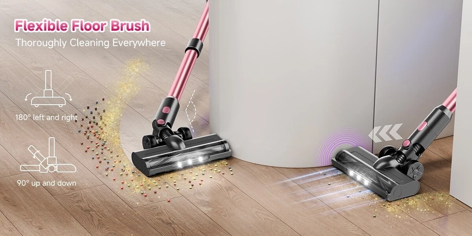 BSNAW Cordless Stick Vacuum Cleaner, 35KPA Powerful, 8-in-1 Lightweight For Home - Image 3 of 4