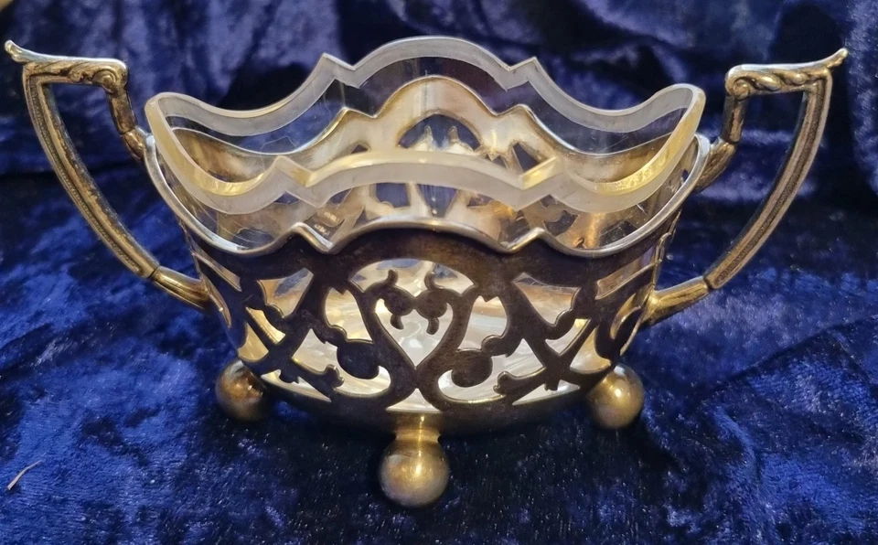 jugendstil filigrane schale 800 silber - Bild 2 von 4