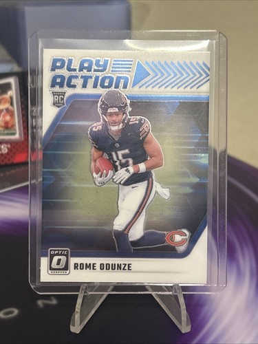 2024 Panini Donruss Optic - Play Action Rome Odunze #3 (RC)
