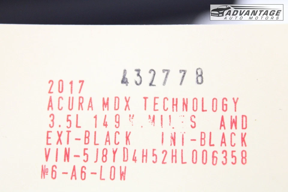 2014-2020 ACURA MDX SH-AWD maletero trasero área de carga piso caja de almacenamiento bandeja OEM Foto 4 de 4