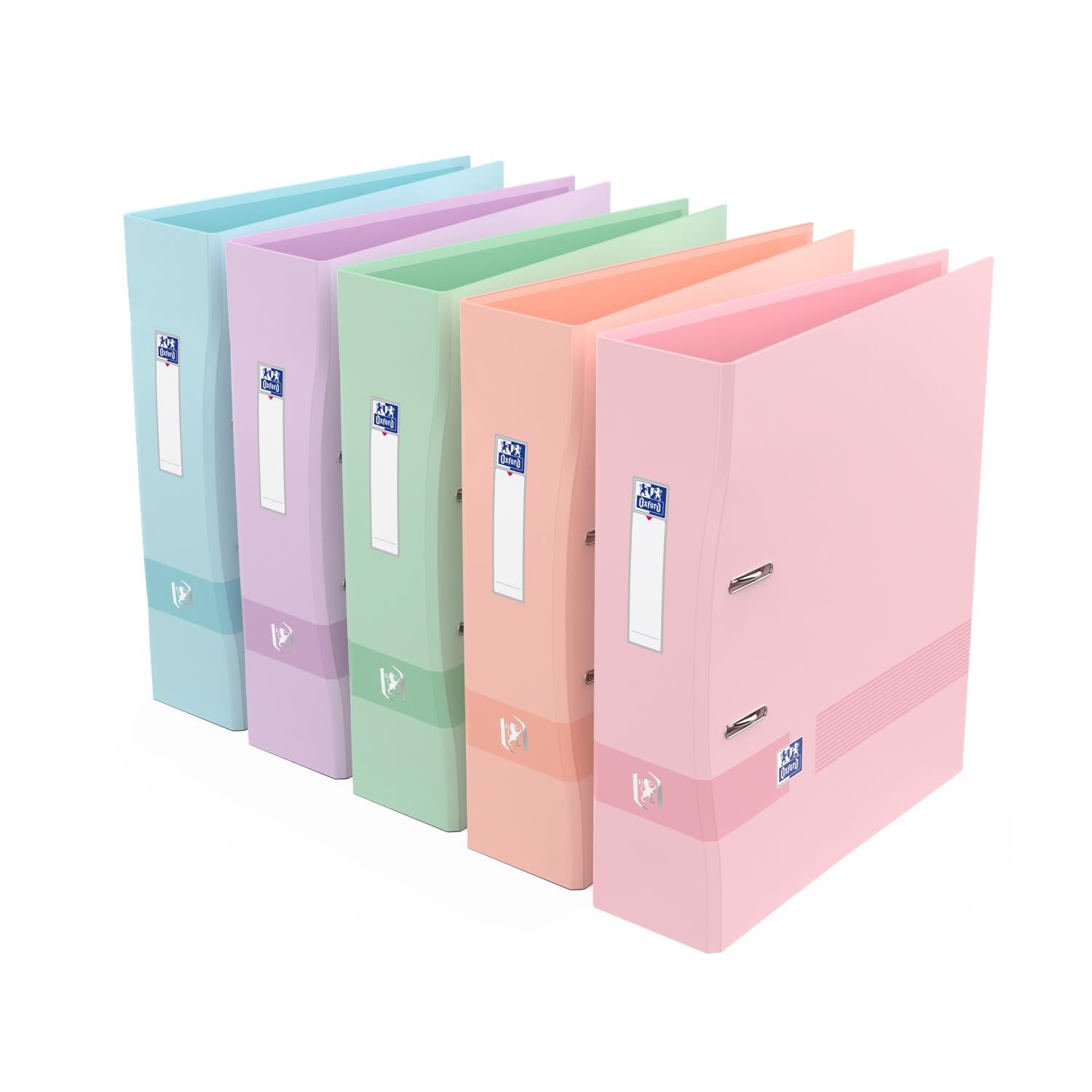 Classeurs à levier OXFORD Pastel résolvent le désordre de vos documents administratifs