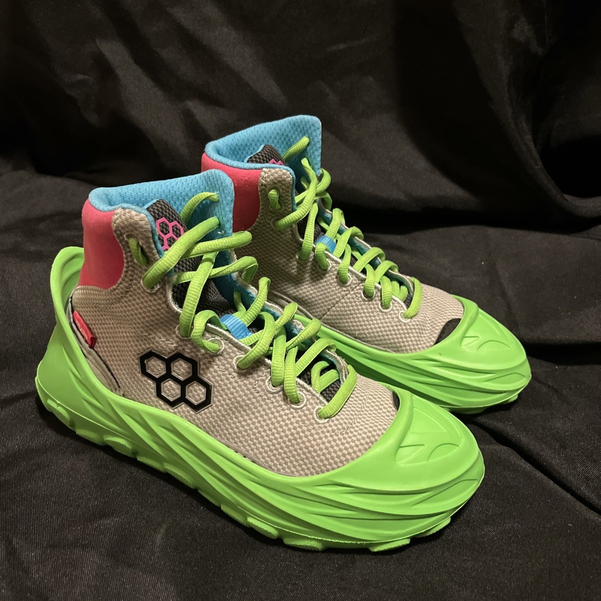 RUDIS Colt 2.0 Adult Wrestling Shoes - Magenta & Lime Size 9 Rudis Colt 2.0 Wrestling Shoes Mens 3 Magenta Lime Gray W  main image 3