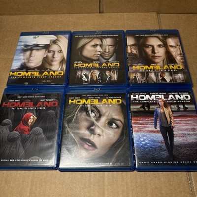 Lot Of 6 - Homeland - Seasons 1,2,3,4,5,6  - Blu-Ray - Tested Free Shipping