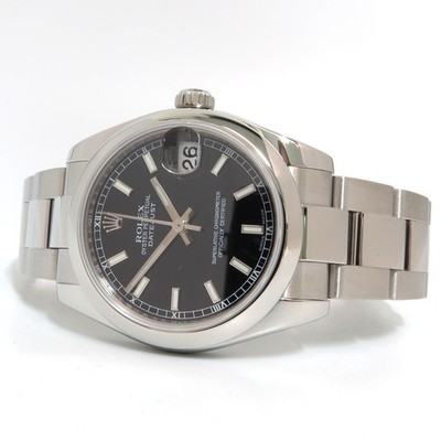 Rolex Datejust 31 Black Dial Oyster Bracelet Stainless Steel Automatic 178240