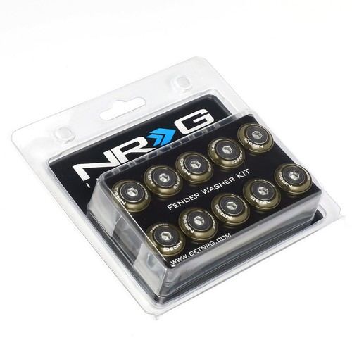 NRG Innovations FW-100TI Fender Washer Dress Up Kit 10Pc Titanium w/Rivnut Tool - Foto 6 di 6