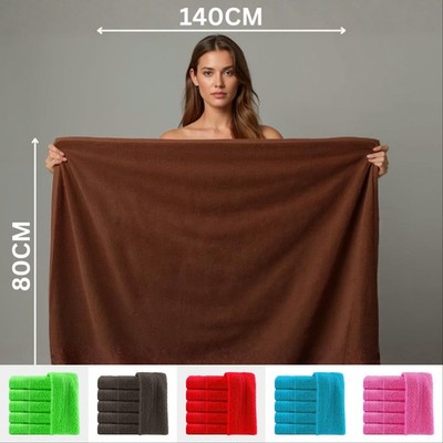 4x Jumbo Badelaken 100% Ägyptische Baumwolle Extra Groß Premium Weiche Handtücher