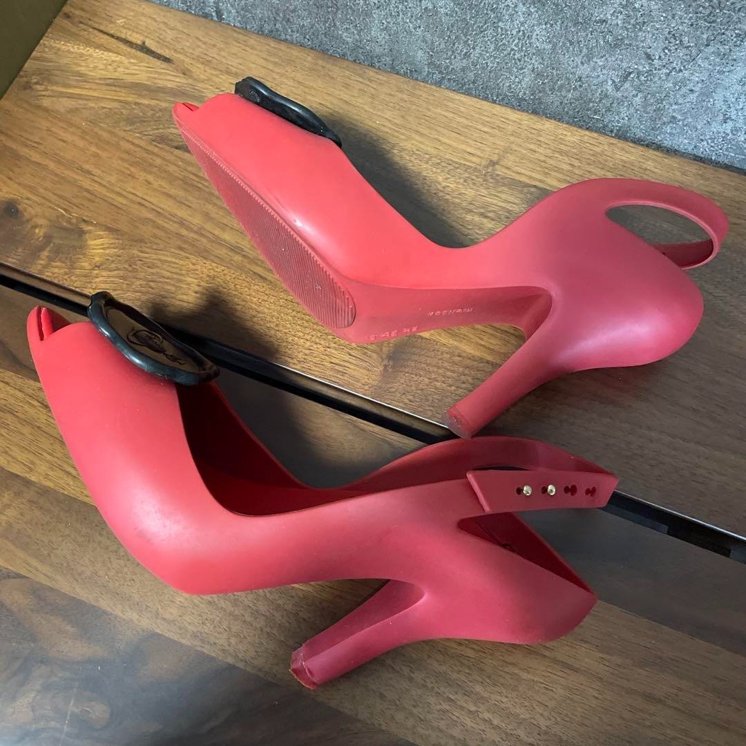 Vivienne Westwood Anglomania Melissa Red Pumps High Heels Black
