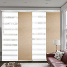 Rodanthe Gleam 48 In. - 88 In. W X 94 In. L Adjustable 4- Panel White Single Rai