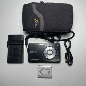 Sony Cyber-shot DSC-W360 14.1MP Digital Camera Tested + Charger, Battery, Case