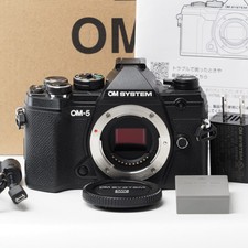 Olympus OM SYSTEM OM-5 Black Mirrorless Digital Camera Body US Stock