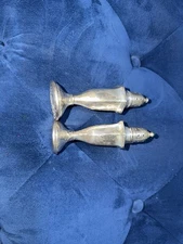 Weighted Sterling Salt And Pepper Shakers