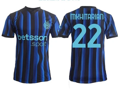 Maillot Mkhitaryan Inter Home 2025 2026 noir officiel adulte enfant Miky - Photo 1/4