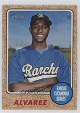 2017 Topps Heritage Minor League Edition First Name Omission Yadier Alvarez 0t2