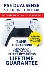 PS5 Controller TMR or Hall Effect Joystiick Upgrade Stick Drift Repair Service