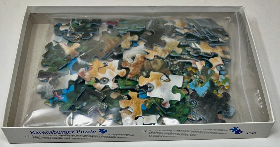 Rompecabezas Ravensburger - Tres mascotas - 100 piezas - 1997 - Completo Foto 4 de 4